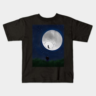 MoonWatching Kids T-Shirt